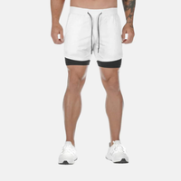 RunLock™ – 2-i-1 treningsshorts med sprettfri mobillomme