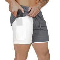 RunLock™ – 2-i-1 treningsshorts med sprettfri mobillomme